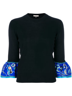 printed cuff jumper Emilio Pucci