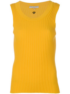 трикотажный топ в рубчик  Emilio Pucci