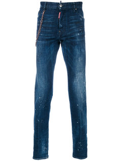 джинсы с цепочной лямкой Cool Guy Dsquared2