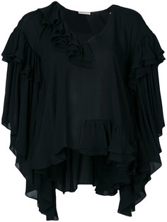 frilled shift blouse Emilio Pucci
