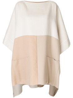 oversized pocket poncho Agnona