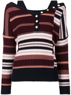 striped knitted top Derek Lam 10 Crosby