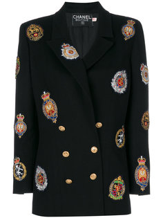 пальто с вышивкой  Chanel Vintage