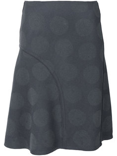 юбка А-образного силуэта с рисунком в горох Nina Ricci