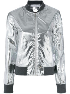 metallic bomber jacket Paco Rabanne