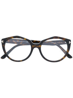 oval frame glasses Tom Ford Eyewear