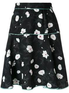 расклешенная юбка с цветочным принтом  Carven