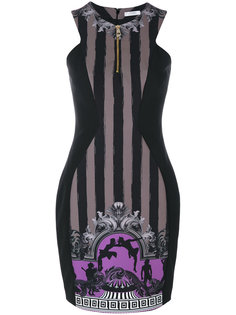 приталенное платье со вставкой по центру  Versace Collection