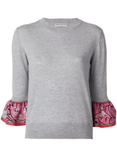 frill cuff jumper Emilio Pucci