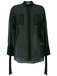 sheer strap detail shirt  Iro