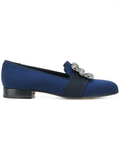 Carlton crystal-embellished loafers Manolo Blahnik