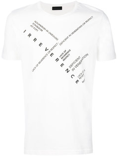 text print T-shirt  Diesel Black Gold