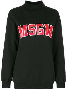 толстовка с отворотом  MSGM