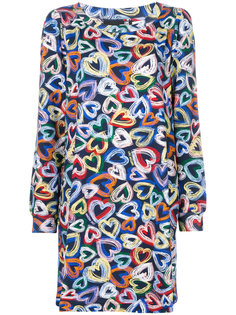 hearts print dress  Love Moschino