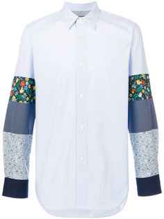 полосатая рубашка с полосатыми вставками Junya Watanabe Comme Des Garçons