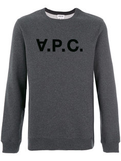 appliqué logo sweatshirt  A.P.C.