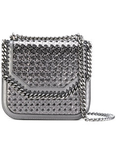 квадратная сумка через плечо плетеного дизайна Falabella Stella McCartney