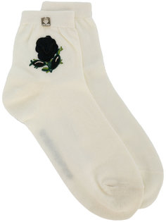 embroidered flower socks Twin-Set