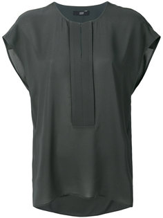 pleated front placket blouse Steffen Schraut
