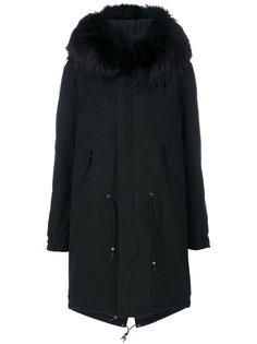 racoon fur trim hooded coat  Mr &amp; Mrs Italy