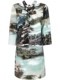 landscape print shift dress Antonio Marras