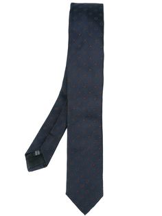 галстук с вышитым узором в горох Dolce &amp; Gabbana