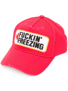 Fuckin Freezing patch baseball cap Dsquared2