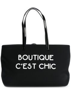 сумка на плечо с надписью  Boutique Moschino