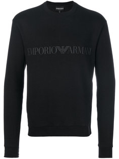 толстовка с принтом логотипа Emporio Armani