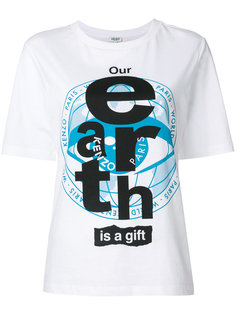 slogan printed T-shirt Kenzo