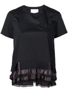 ruffle hem t-shirt Sacai