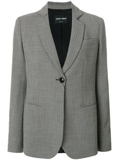 patterned blazer Giorgio Armani