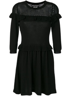 платье с ажурной отделкой Boutique Moschino