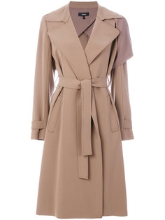 draped fitted coat Theory