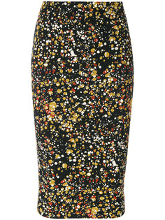 printed fitted skirt Victoria Beckham