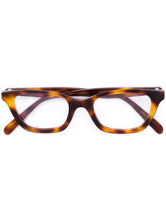 tortoiseshell rectangular frame glasses Céline Eyewear