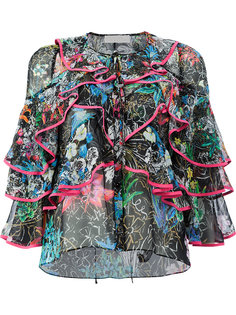 ruffled tie neck blouse Peter Pilotto