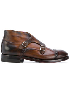 cross buckle derby shoes Eleventy