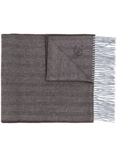 шарф с бахромой Canali