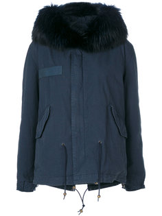 fur trim hooded coat Mr &amp; Mrs Italy