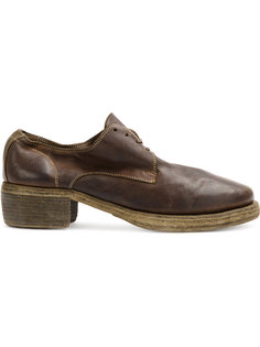 stitched oxford shoes Guidi