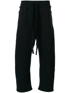 drop-crotch cropped sweatpants Lost &amp; Found Ria Dunn