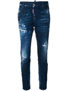 джинсы Cook Girl с потертой отделкой Dsquared2