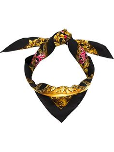 платок с принтом логотипа Versace