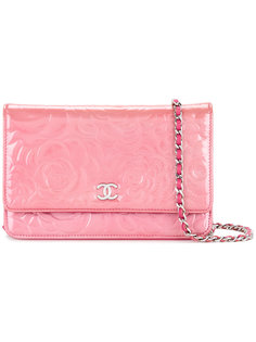 сумка на плечо с цепочкой Camellia CC Chanel Vintage