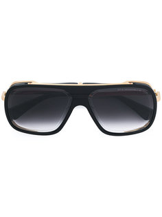 gold trim oversized sunglasses Dita Eyewear