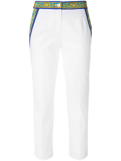 брюки с принтом Majolica Dolce & Gabbana