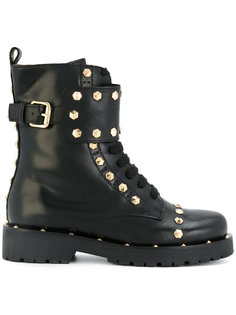 geometric studs combat boots Twin-Set