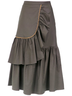ruffled midi skirt Adriana Degreas