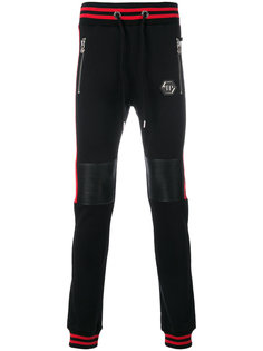 спортивные брюки с ребристыми деталями Philipp Plein